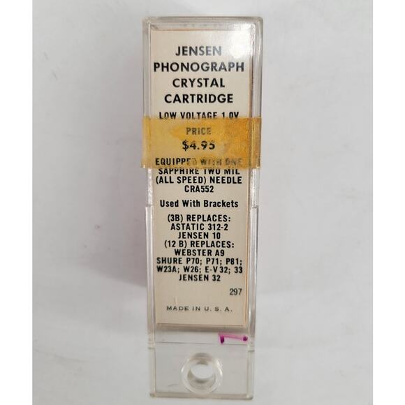 JENSEN E Phonograph Cartridge Replacement for Astatic 312-2 NOS - Picture 2 of 3